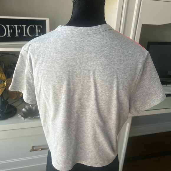 ADIDAS X STELLA MCCARTNEY Grey T-shirt Women’s size Large - Picture 9 of 10